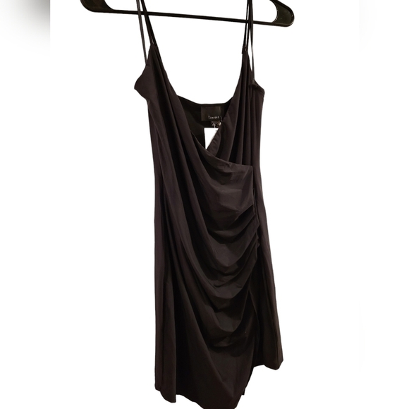 NWT Urban Outfitters Lumiere Mini Black Dress Large - Picture 2 of 14